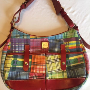 Dooney & Bourke Madras Plaid Shoulder Bag